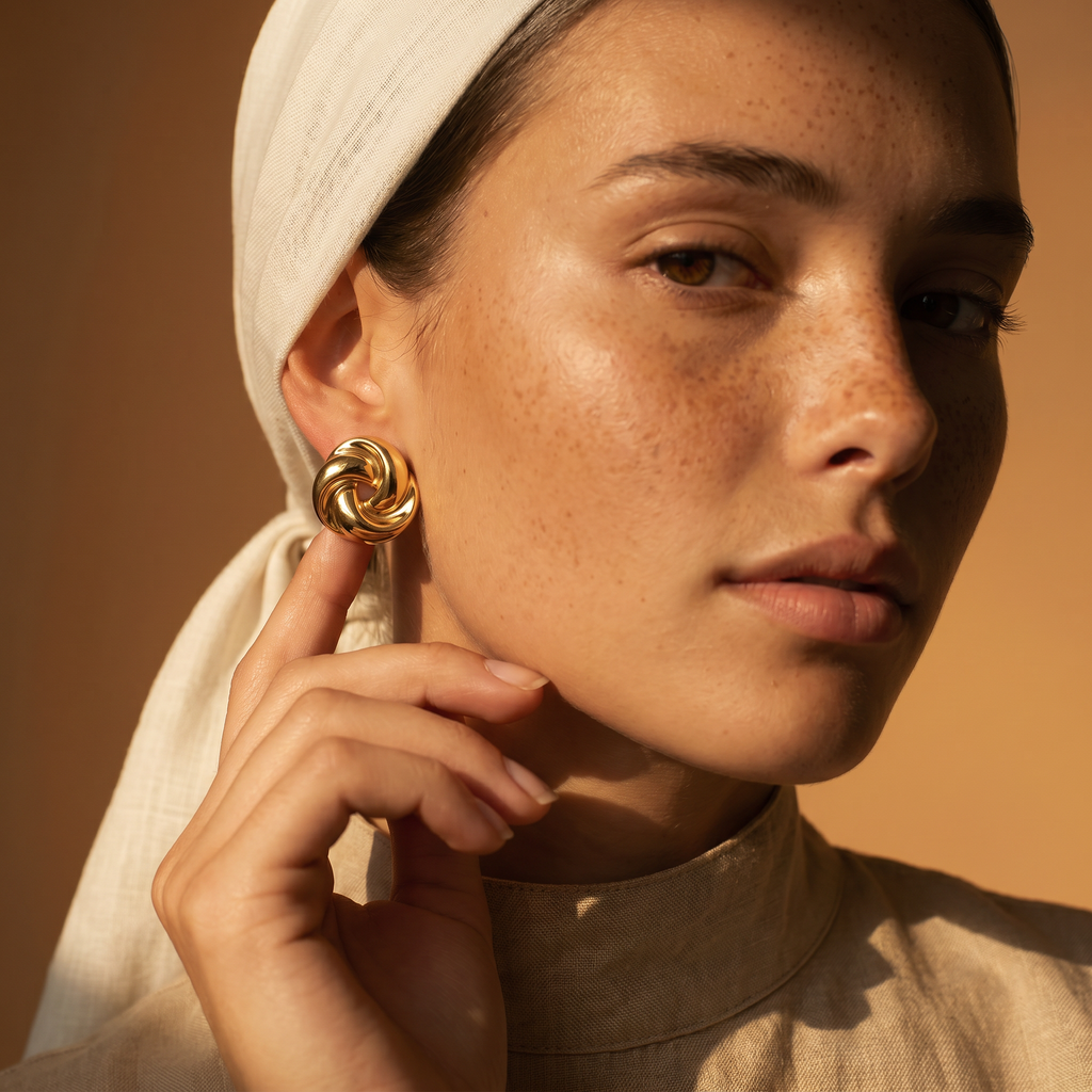 The Twisted Knot Studs